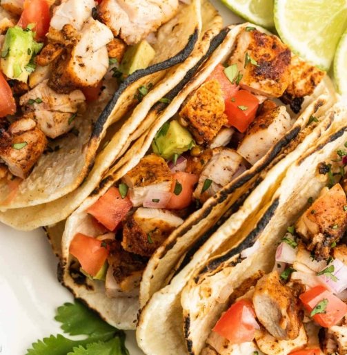 Grilled Masala Chicken taco